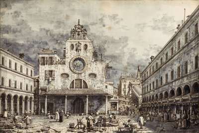 Campo San Giacomo di Rialto da Giovanni Antonio Canal